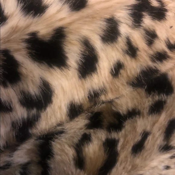 Express Leopard Coat Medium - Picture 8 of 9